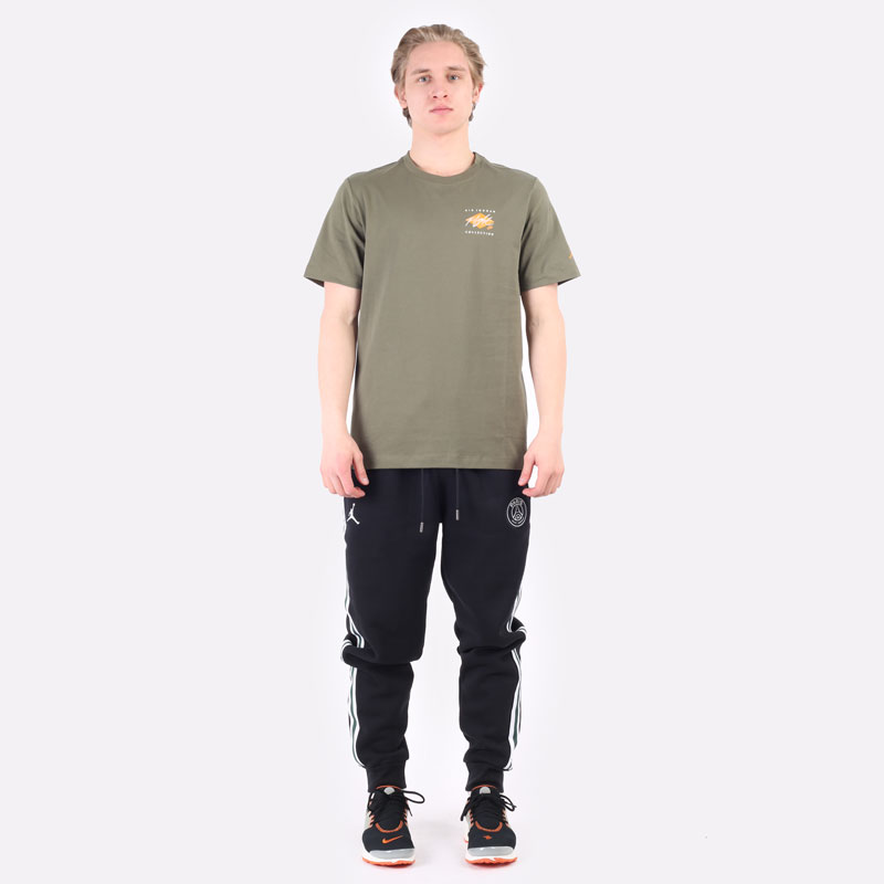 мужская зеленая футболка Jordan Essential Air Crew Tee DH8968-222 - цена, описание, фото 6